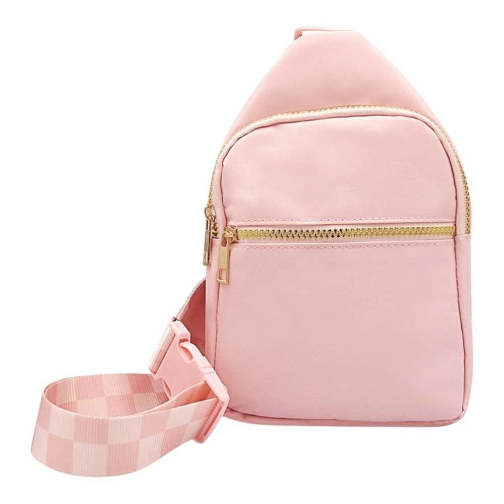 Crossbody Sling Bag in Blush